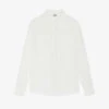 CLAUDIE PIERLOT Calling Scalloped-trim Silk Shirt