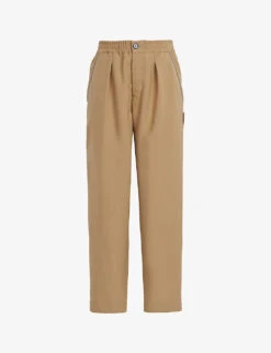 Marni Mid-rise Tapered-leg Wool Trousers