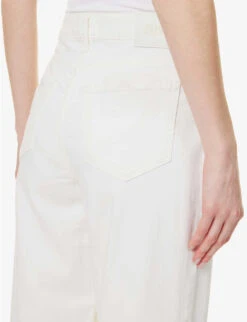 Paige Noella Straight-leg Mid-rise Stretch-cotton Jeans -Ted Bakee Clothing Shop R04123068 TONALECRU ALT05