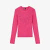 THE KOOPLES Ribbed-knit Stretch-woven Jumper