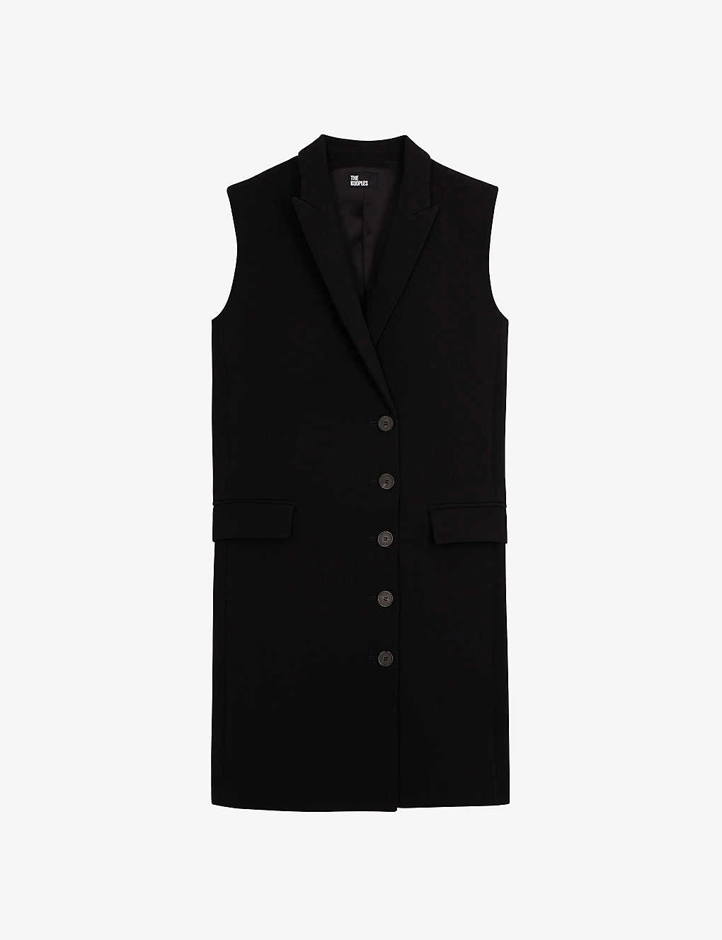 THE KOOPLES Sleeveless Blazer Crepe Mini Dress 1 THE KOOPLES Sleeveless Blazer Crepe Mini Dress