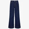Hetchen Flared High-rise Organic-denim Jeans