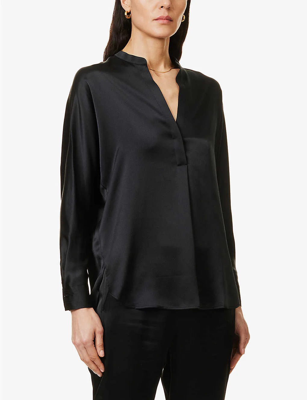 Vince Relaxed-fit Silk Blouse 3 Vince Relaxed-fit Silk Blouse - Image 3