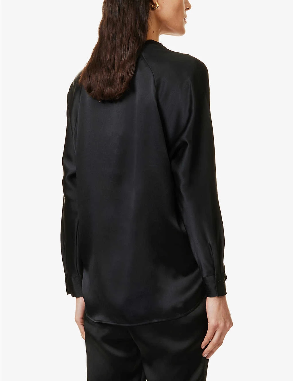 Vince Relaxed-fit Silk Blouse 4 Vince Relaxed-fit Silk Blouse - Image 4