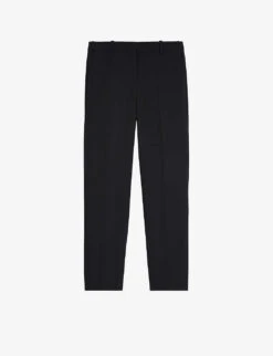 THE KOOPLES High-rise Straight-leg Stretch-woven Trousers