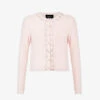 Crystal Bead-embellished Wool And Cashmere-blend Knitted Cardigan