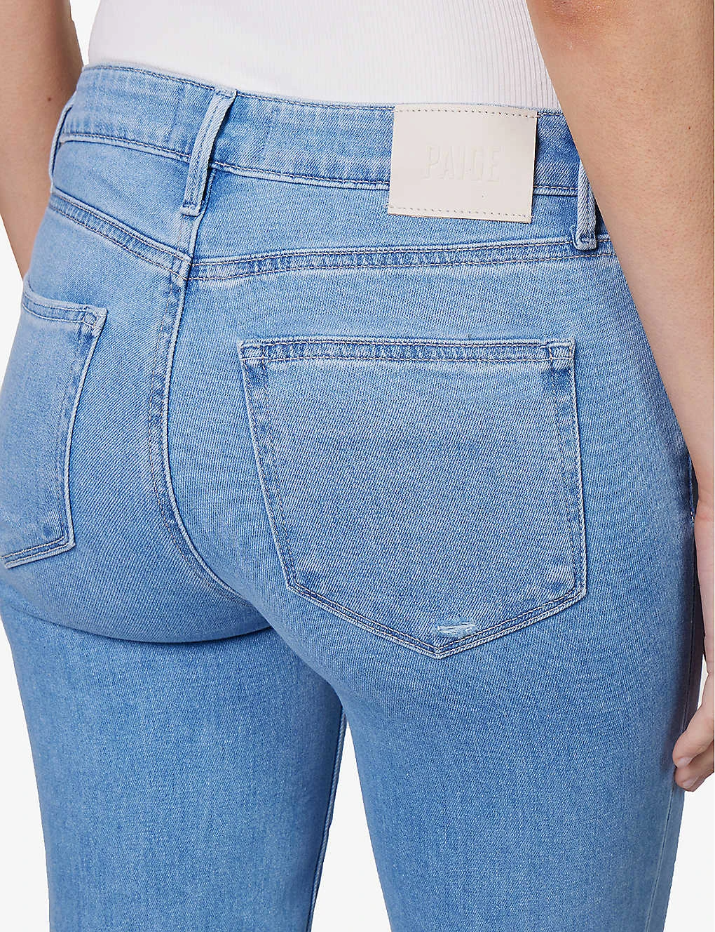 Paige Genevieve Flared-leg High-rise Stretch-denim Jeans 5 Paige Genevieve Flared-leg High-rise Stretch-denim Jeans - Image 5