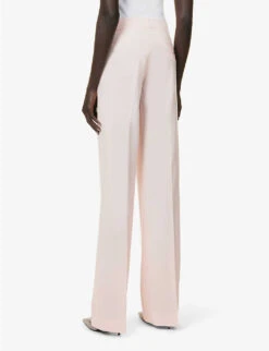 Coperni Straight-leg Mid-rise Stretch-wool Trousers -Ted Bakee Clothing Shop R04147536 BLUSHBLUSH ALT03