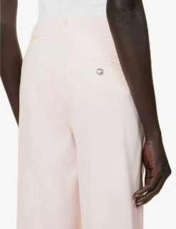 Coperni Straight-leg Mid-rise Stretch-wool Trousers -Ted Bakee Clothing Shop R04147536 BLUSHBLUSH ALT04