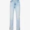 GOOD AMERICAN Good Boy Straight-leg Mid-rise Stretch-cotton And Recycled-cotton Denim Jeans