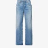 AGOLDE Fusion Wide-leg High-rise Organic-denim Jeans