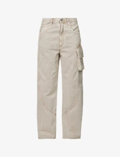 AGOLDE Cass Tapered-leg High-rise Organic-denim Jeans