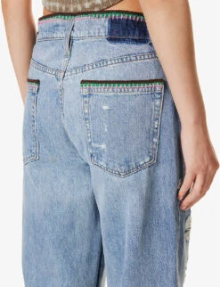 FRAME X Julia Sarr-Jamois Wide-leg High-rise Jeans -Ted Bakee Clothing Shop R04149899 AIRWAVES ALT04