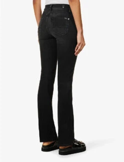 7 For All Mankind Bootcut Flared-leg Mid-rise Stretch-denim Jeans -Ted Bakee Clothing Shop R04152119 BAIRTRUTHFUL ALT03