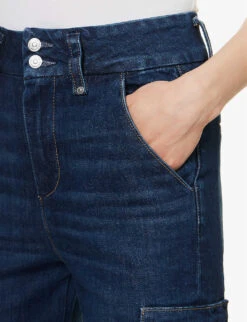 Paige Dion Straight-leg Mid-rise Stretch-denim Jeans -Ted Bakee Clothing Shop R04153164 GRACIELOU ALT04