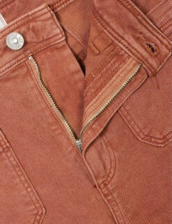 Paige Leenah Wide-leg High-rise Stretch-denim Jeans -Ted Bakee Clothing Shop R04153187 VINTAGEBURNTTERRACOTTA ALT06