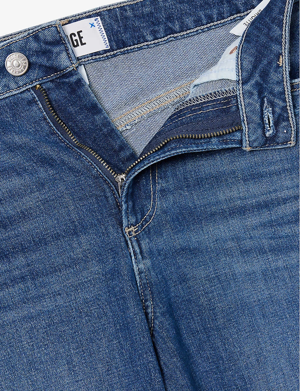 Paige Brigitte Cropped-ankle High-rise Straight-leg Stretch-denim Jeans 7 Paige Brigitte Cropped-ankle High-rise Straight-leg Stretch-denim Jeans - Image 7