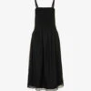 Vince Smocked-waistband Chiffon Midi Dress