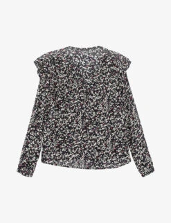 Ikks Abstract-print Woven Top