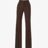 Sportmax Hangar Wide-leg Mid-rise Wool Trousers