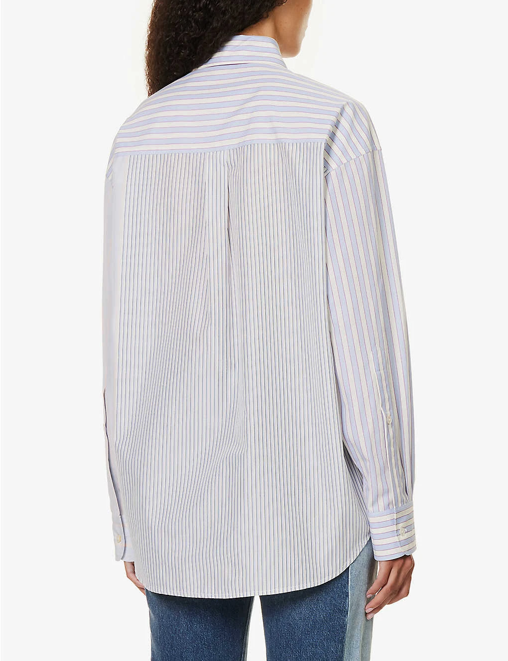 STELLA MCCARTNEY Striped Patch-pocket Cotton Shirt 4 STELLA MCCARTNEY Striped Patch-pocket Cotton Shirt - Image 4