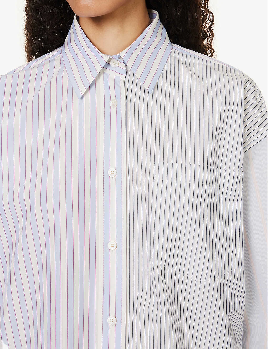 STELLA MCCARTNEY Striped Patch-pocket Cotton Shirt 5 STELLA MCCARTNEY Striped Patch-pocket Cotton Shirt - Image 5