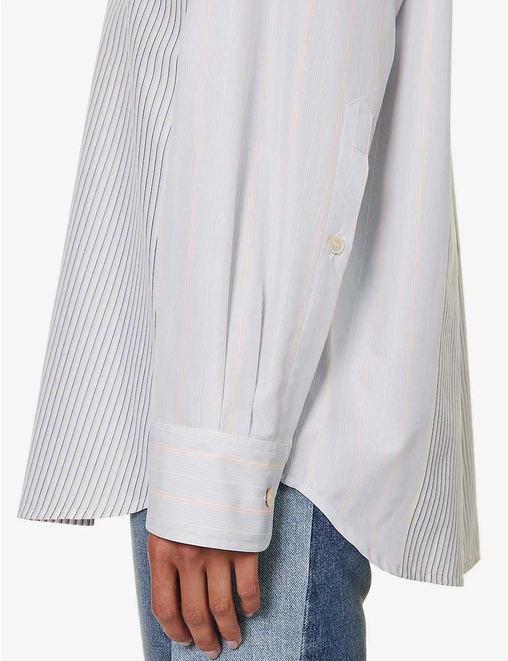 STELLA MCCARTNEY Striped Patch-pocket Cotton Shirt 6 STELLA MCCARTNEY Striped Patch-pocket Cotton Shirt - Image 6