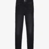 THE KOOPLES Logo-embellished Slim-fit Mid-rise Stretch Denim Jeans