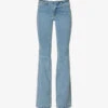 GOOD AMERICAN Good Legs Flared Low-rise Stretch-denim Jeans