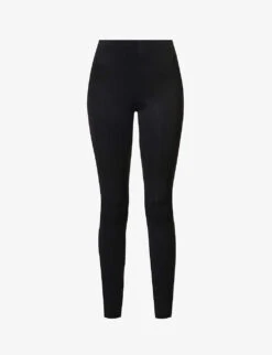 GOOD AMERICAN Scuba Tapered-leg High-rise Stretch-woven Leggings
