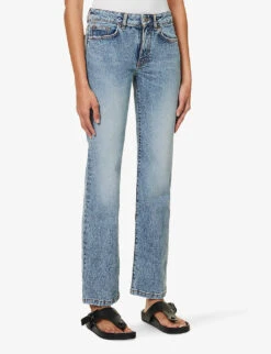 Eiffel Straight-leg Low-rise Stretch-organic Denim Jeans -Ted Bakee Clothing Shop R04167933 VINTAGE97 ALT02