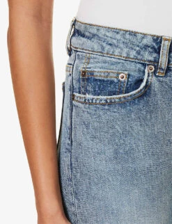 Eiffel Straight-leg Low-rise Stretch-organic Denim Jeans -Ted Bakee Clothing Shop R04167933 VINTAGE97 ALT04