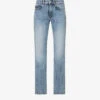 Eiffel Straight-leg Low-rise Stretch-organic Denim Jeans