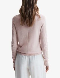 Reiss Addison Round-neck Wool-blend Jumper 8 Reiss Addison Round-neck Wool-blend Jumper -Ted Bakee Clothing Shop R04169286 LIGHTPINK ALT03