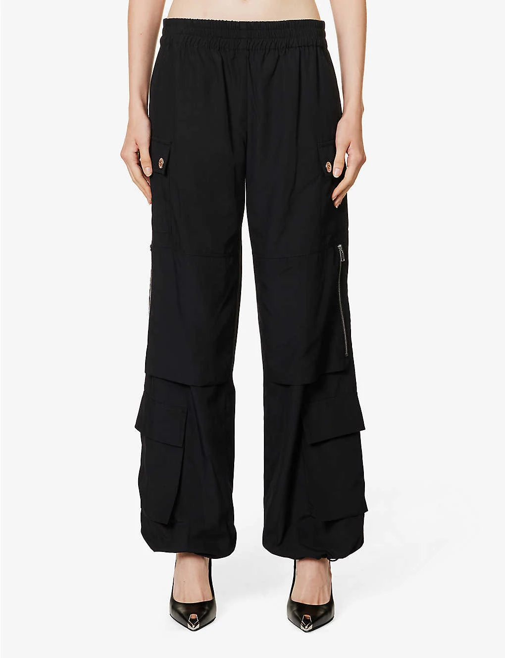 Dion Lee Pocket-embellished Straight-leg Mid-rise Recycled-polyester Trousers 3 Dion Lee Pocket-embellished Straight-leg Mid-rise Recycled-polyester Trousers - Image 3