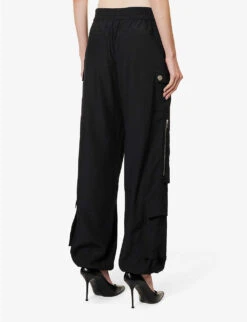 Dion Lee Pocket-embellished Straight-leg Mid-rise Recycled-polyester Trousers 9 Dion Lee Pocket-embellished Straight-leg Mid-rise Recycled-polyester Trousers -Ted Bakee Clothing Shop R04181837 BLACK ALT03