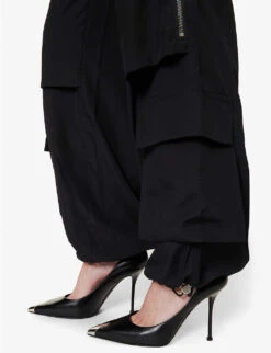 Dion Lee Pocket-embellished Straight-leg Mid-rise Recycled-polyester Trousers 10 Dion Lee Pocket-embellished Straight-leg Mid-rise Recycled-polyester Trousers -Ted Bakee Clothing Shop R04181837 BLACK ALT04