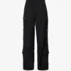 Dion Lee Pocket-embellished Straight-leg Mid-rise Recycled-polyester Trousers