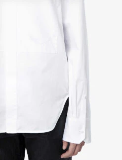 Zadig & Voltaire Thebe Wing-embroidery Cotton Shirt -Ted Bakee Clothing Shop R04183647 JUDO ALT04