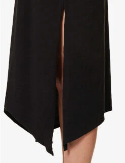 Cecile Organic-cotton Midi Dress -Ted Bakee Clothing Shop R04183734 BLACK ALT04