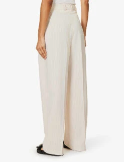 Fs Trou Tansy Pleat -Ted Bakee Clothing Shop R04186468 BEIGEPINSTRIPE ALT03
