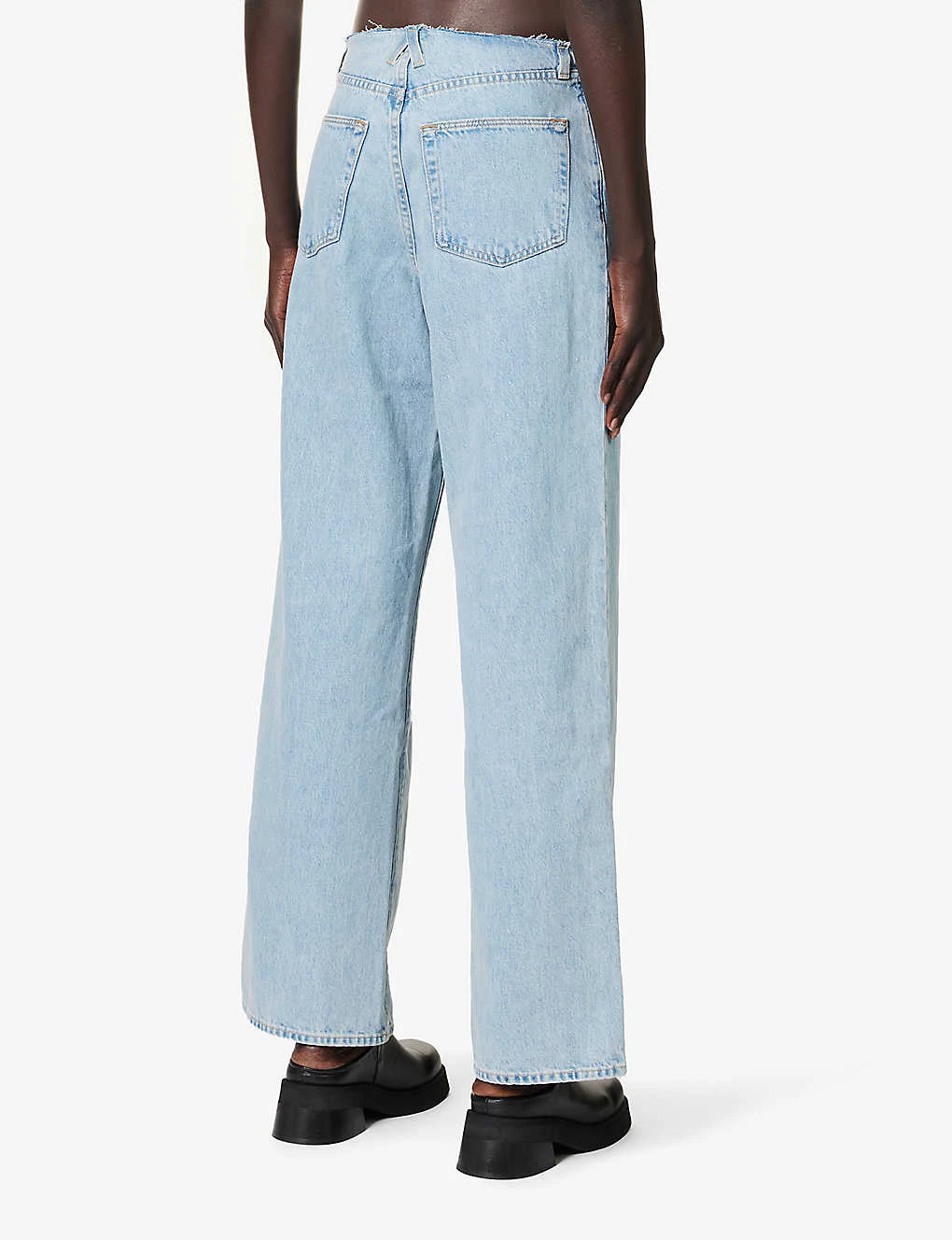 Kennedy Raw-waistband Wide-leg Mid-rise Jeans 4 Kennedy Raw-waistband Wide-leg Mid-rise Jeans - Image 4
