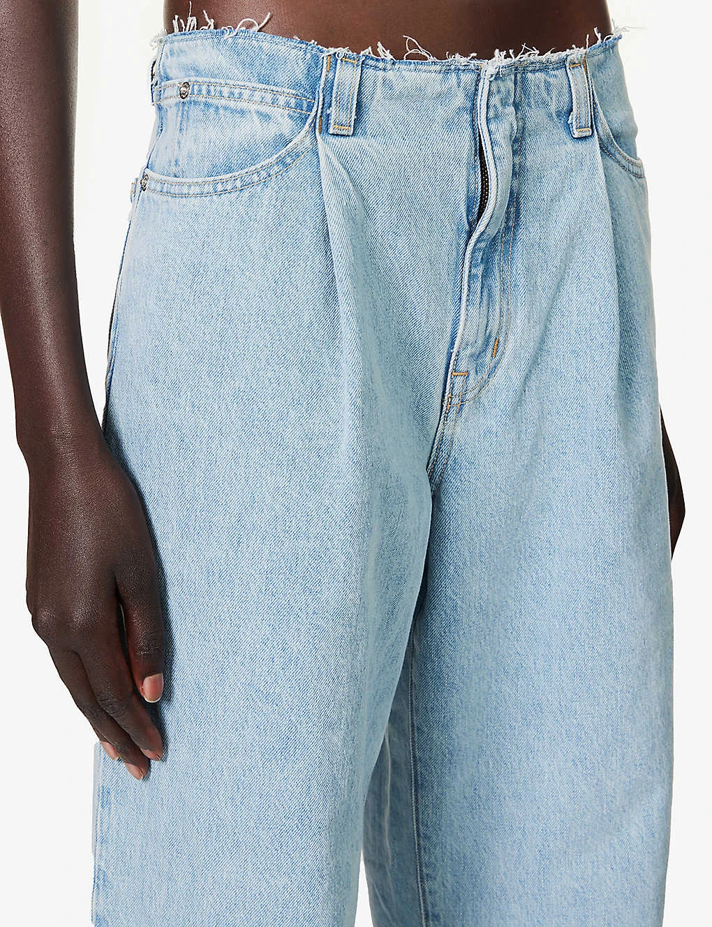 Kennedy Raw-waistband Wide-leg Mid-rise Jeans 5 Kennedy Raw-waistband Wide-leg Mid-rise Jeans - Image 5