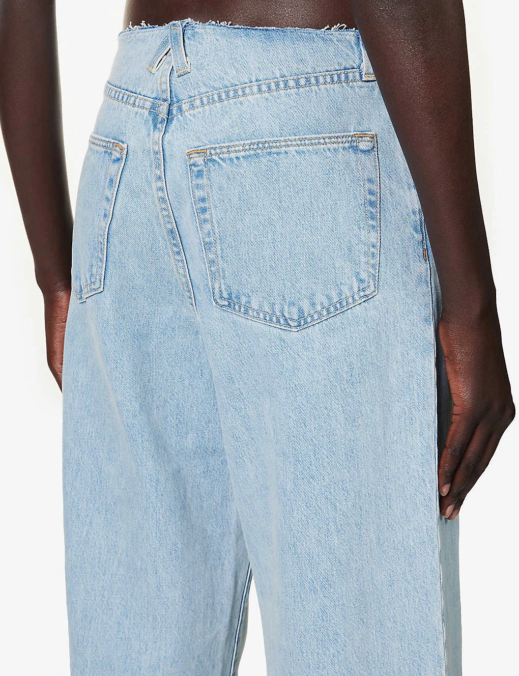 Kennedy Raw-waistband Wide-leg Mid-rise Jeans 6 Kennedy Raw-waistband Wide-leg Mid-rise Jeans - Image 6