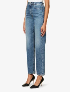 London Straight-leg Mid-rise Jeans -Ted Bakee Clothing Shop R04186802 SALVATIONLAKE ALT02