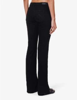 The Legging Flared-leg Low-rise Denim-blend Jeans 10 The Legging Flared-leg Low-rise Denim-blend Jeans -Ted Bakee Clothing Shop R04186805 BLACKRAVEN ALT03