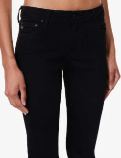 The Legging Flared-leg Low-rise Denim-blend Jeans 11 The Legging Flared-leg Low-rise Denim-blend Jeans -Ted Bakee Clothing Shop R04186805 BLACKRAVEN ALT04