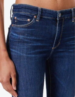 Farrah High-rise Skinny Denim-blend Jeans 11 Farrah High-rise Skinny Denim-blend Jeans -Ted Bakee Clothing Shop R04186813 PACIFICBLUE ALT04