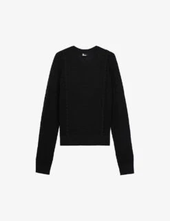 THE KOOPLES Openwork Knitted Jumper