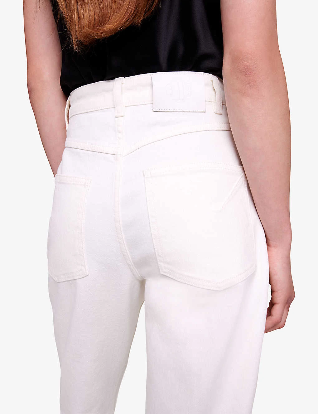 Maje Popop Straight-leg Stretch-denim Jeans 6 Maje Popop Straight-leg Stretch-denim Jeans - Image 6